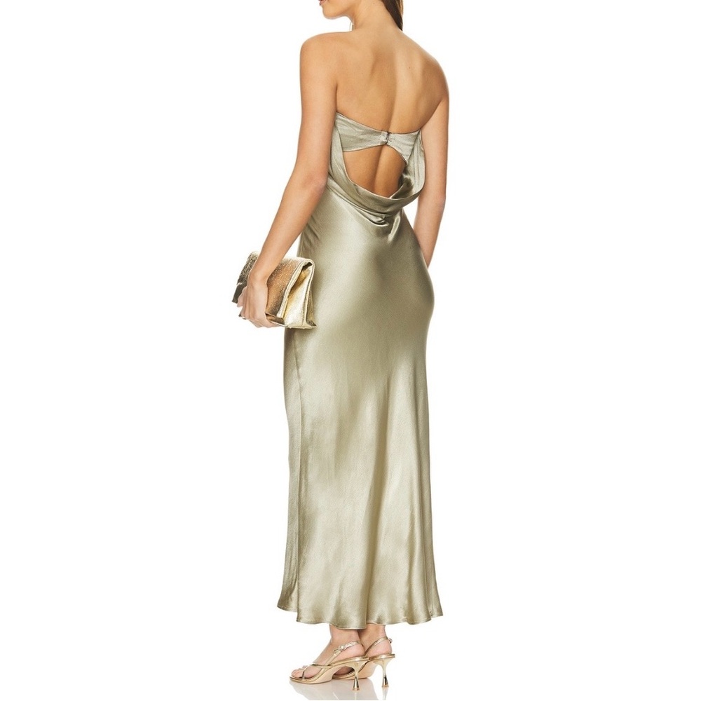 Bec + Bridge / Moondance Strapless Dress in Sage - AUS 8/US 4 - worn once - Picture 2 of 4
